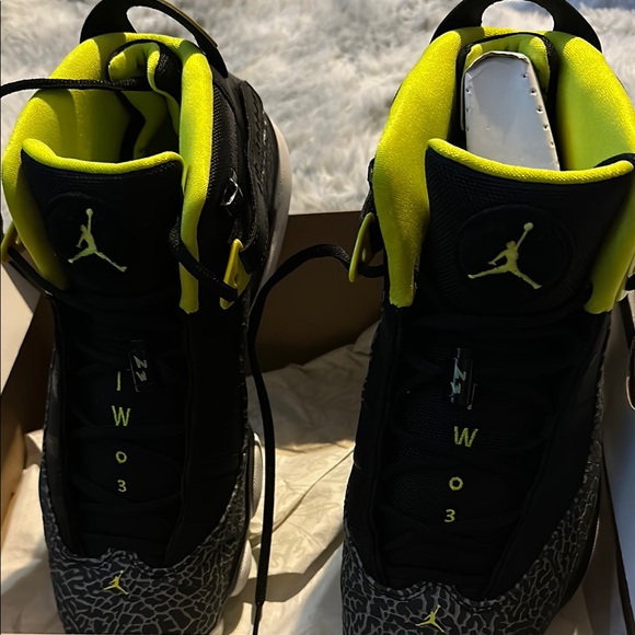 Jordan 6 Rings Black and Gray Sneakers - Picture 7 of 11